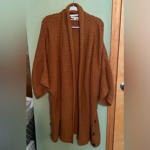 Northstyle Long textured Cardigan in XL